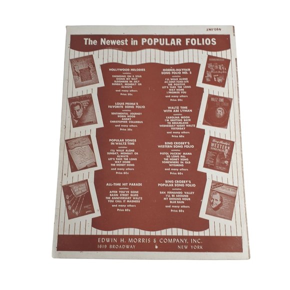 Five Minutes More 1946 Vintage Sheet Music Piano Frank Sinatra Easy Listening - Picture 2 of 4